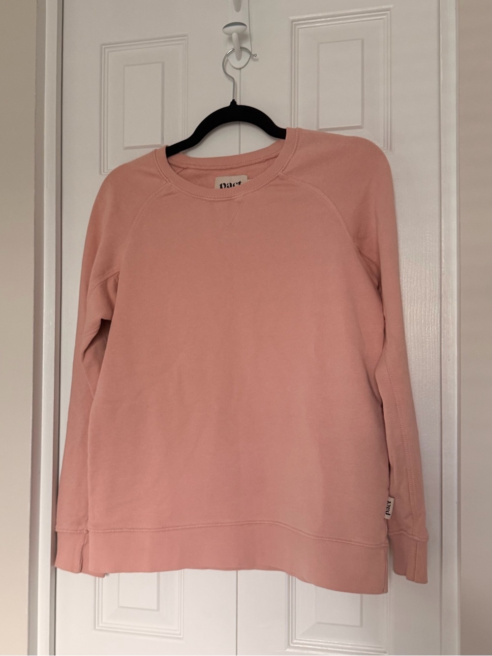 Pact Women's 100% Organic Cotton Crewneck Sweater - Pink